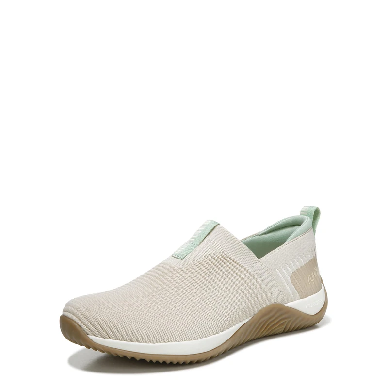 Ryka Women's Echo Knit Sneaker, Oatmeal Taupe, 8 Wide
