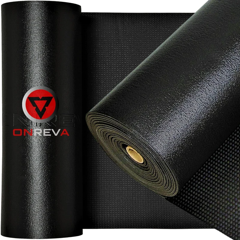 ONREVA Tool Box Liner, 4mm Thick 18 inch Wide x 24 ft Large, Heavy Duty Toolbox Drawer Liners, Rolling Tool Chest Liner Foam Roll, Shelf Rubber Mat, Non-Slip Organizer for Cabinet, Cart