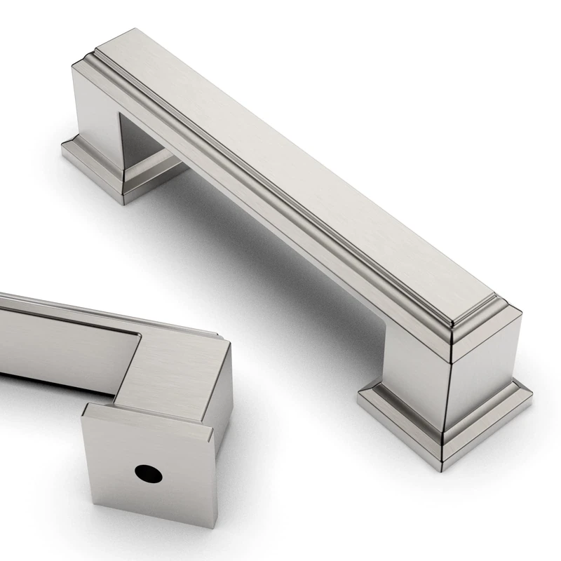 Asidrama 20 Pack 3 Inch(76mm) Brushed Satin Nickel Kitchen Cabinet Handles Cabinet Pulls Kitchen Cabinet Hardware for Cupboard Drawer Pulls