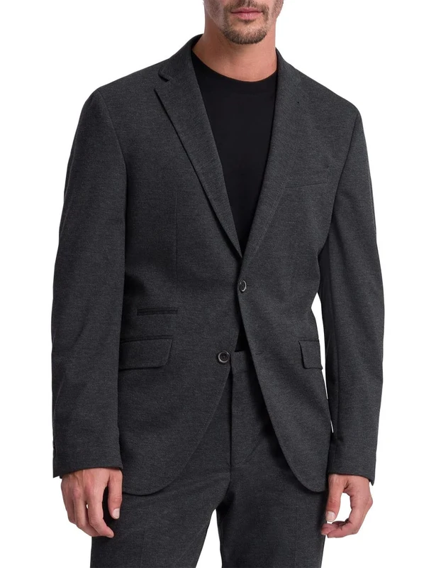 Pierre Cardin Men's Lucas Blazer, Stone Grey, 34R