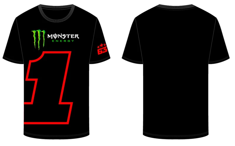 63 Dual Monster Bagnaia T-Shirt,Man,Black,XL - Image 1