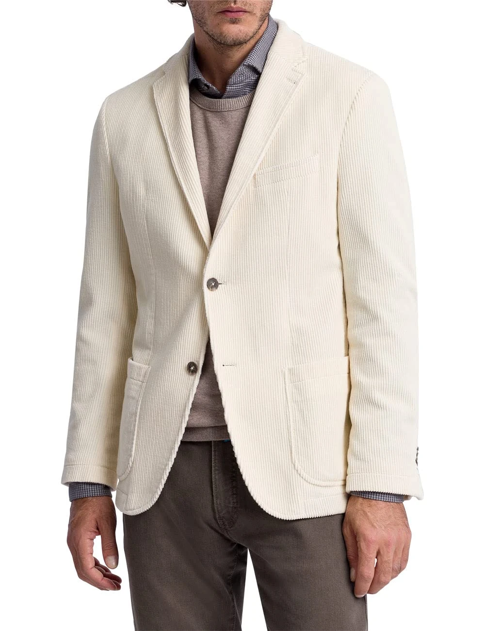 Pierre Cardin Men's Manel Blazer, Blanc de Blanc, 64