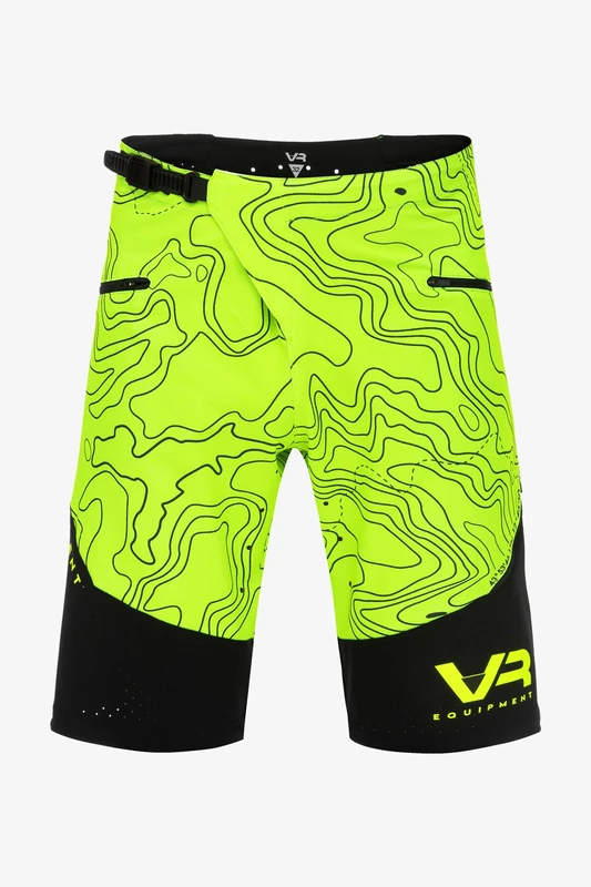 Valentino Rossi VR46 Trousers Performance Short MTB Topography,28,Yellow