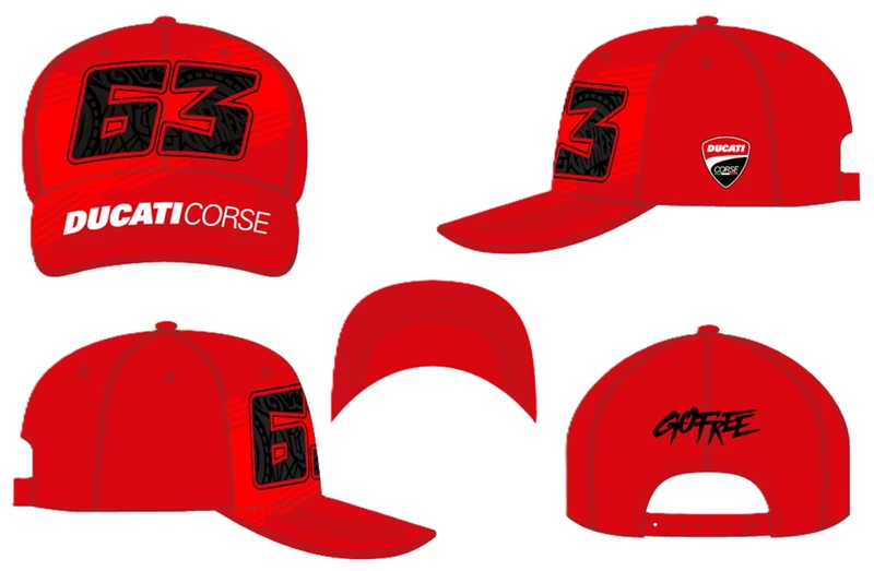 VR46 Ducati BAGNAIA,Cap,Bambino,RED,