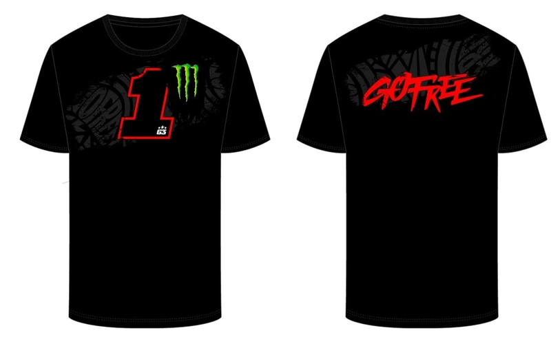 63 Dual Monster Bagnaia T-Shirt,Man,Black,XXL