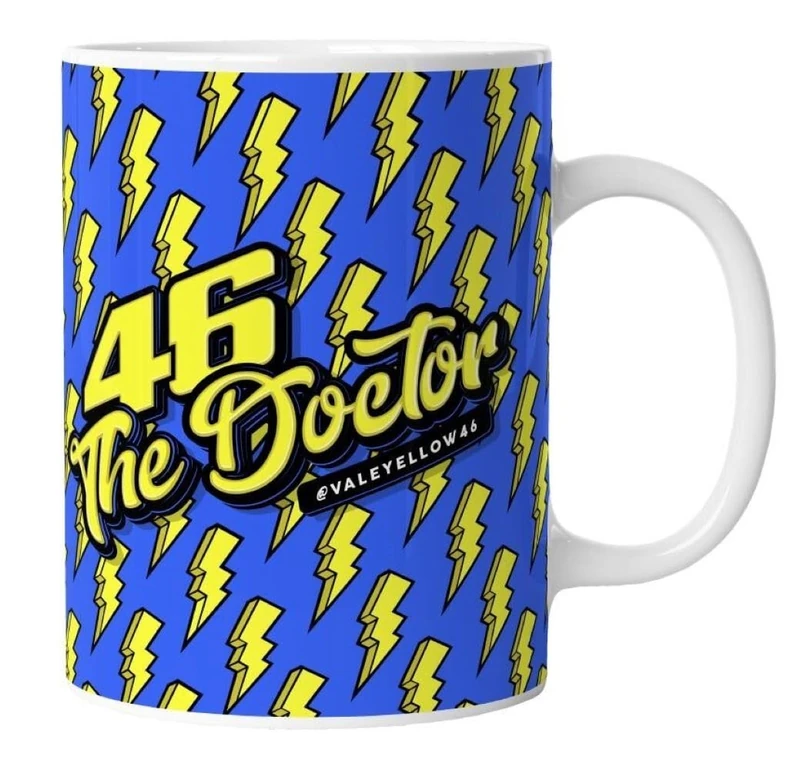 Valentino Rossi VR46 Fan Mug, Unisex, One Size, Multi
