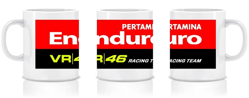 VR46 Team Pertamina Mug,Unisex,White,One Size - Image 1
