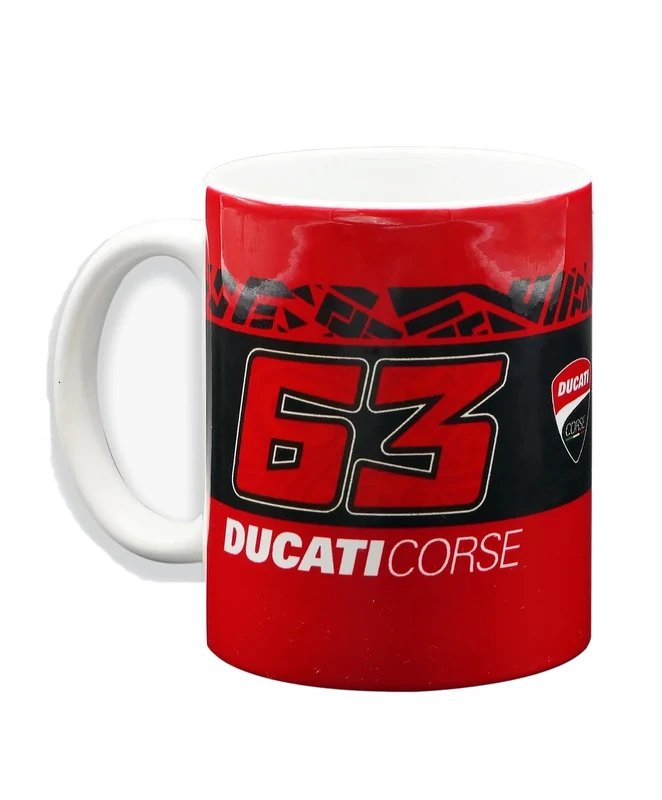 VR46 BAGNAIA - Ducati Dual LINE,Mug,Unisex,RED,