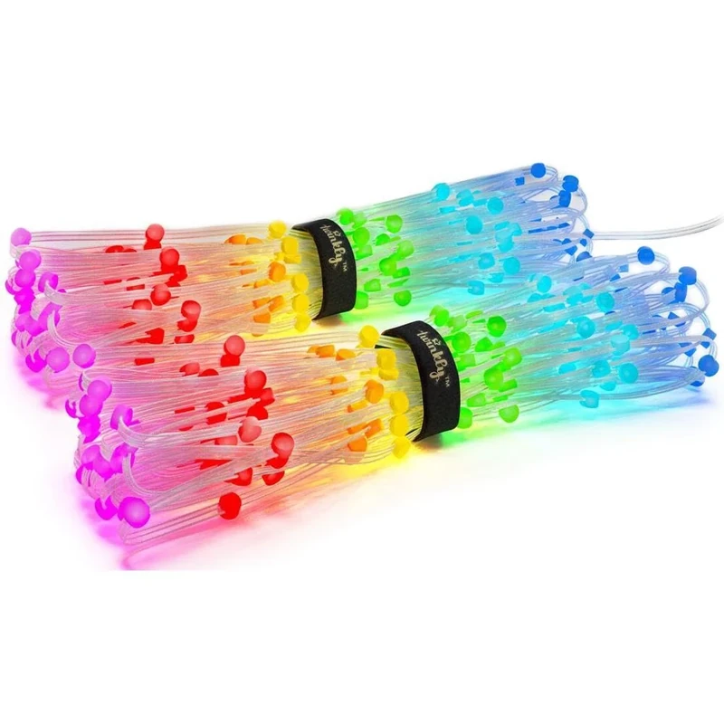 Twinkly Dots 20m, Flexible RGB LED Strip, In- And Outdoor, Compatible With Home Kit, Alexa LED, And Google Home, IP44, 16 M+ Colors, App Control, Transparent Wire, 400 LED