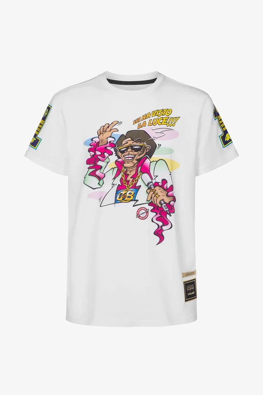 Valentino Rossi T-Shirt Unlimited Collection 2003 World Title,Man,Pink,XXL