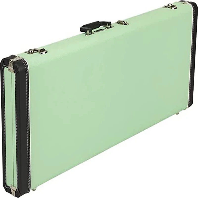 Fender Vintage Series Wood Case - Strat/Tele - Limited Edition Guitar Case for Electric Guitars - Colour: Surf Green (Limited Edition)