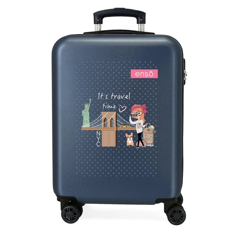 Enso Travel Time Toiletry Bag, Blue, Suitcase