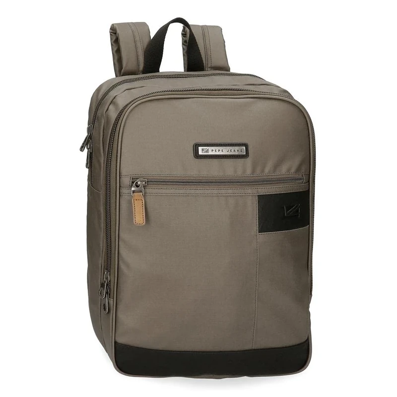 Pepe Jeans Bremen Laptop Backpack, brown, pc backpack