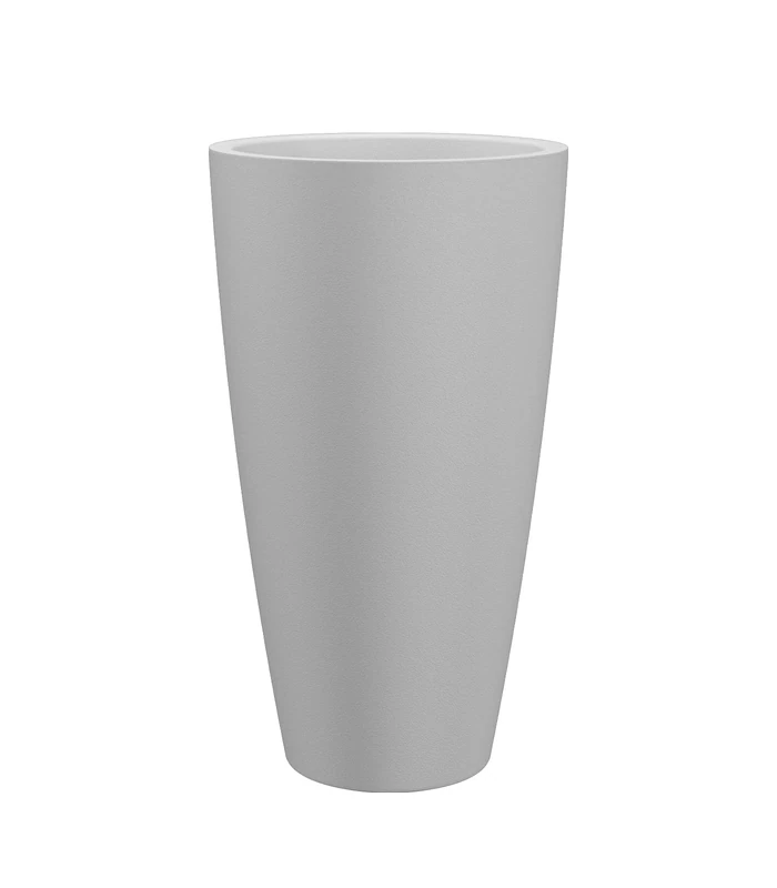 Artevasi Tall, Light Pot, Granite White