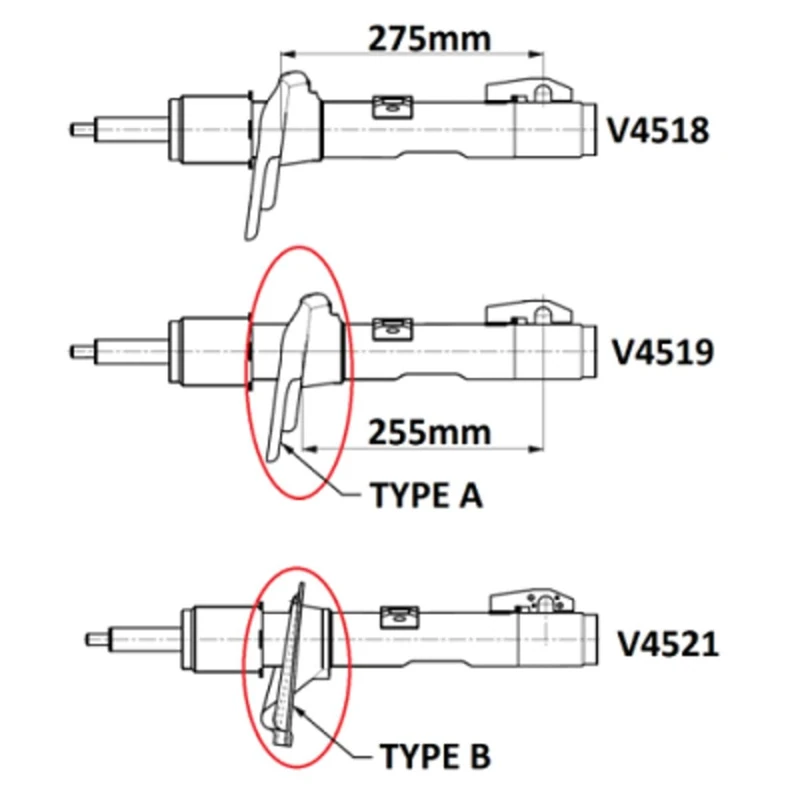 MONROE SHOCK ABSORBER | V4518 | FRONT | FOR FORD TRANSIT V363 BUS 2013- | OE-MATCHING QUALITY | SMOOTH RIDE & CONTROL
