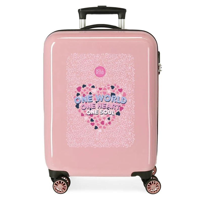 Roll Road One World, Pink, Suitcase