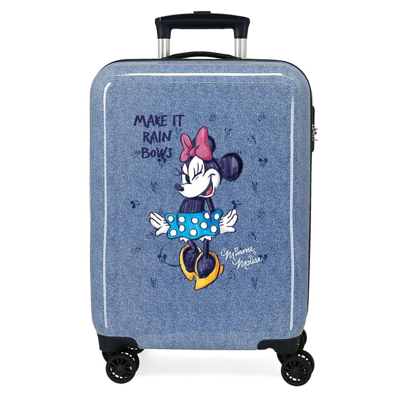 Disney Minnie Make it rain Bows, Blue, Suitcase