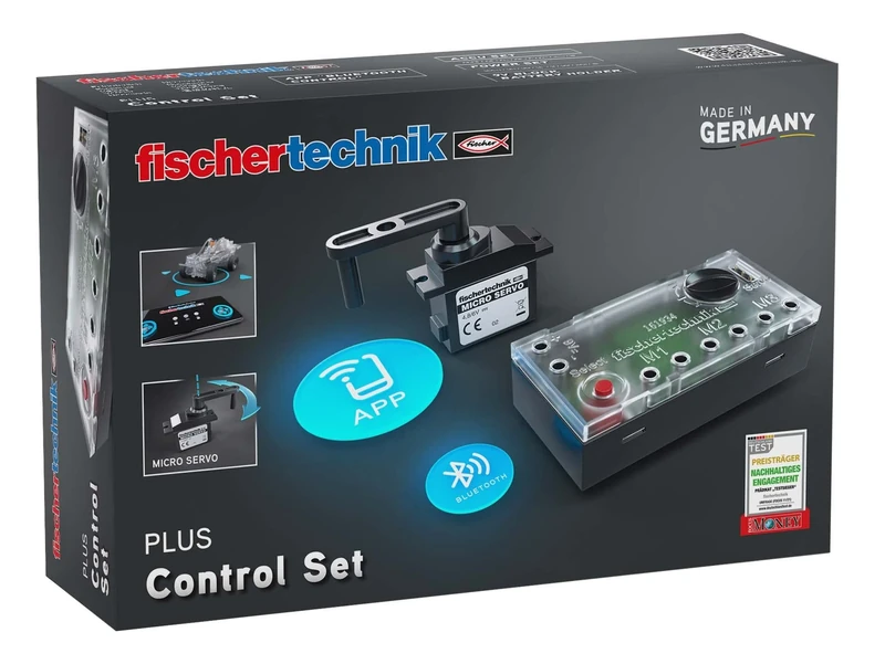 fischertechnik 563931 Plus Control Set – Remote Control Set, Bluetooth Control for Model Building, Ages 10+ - Image 1