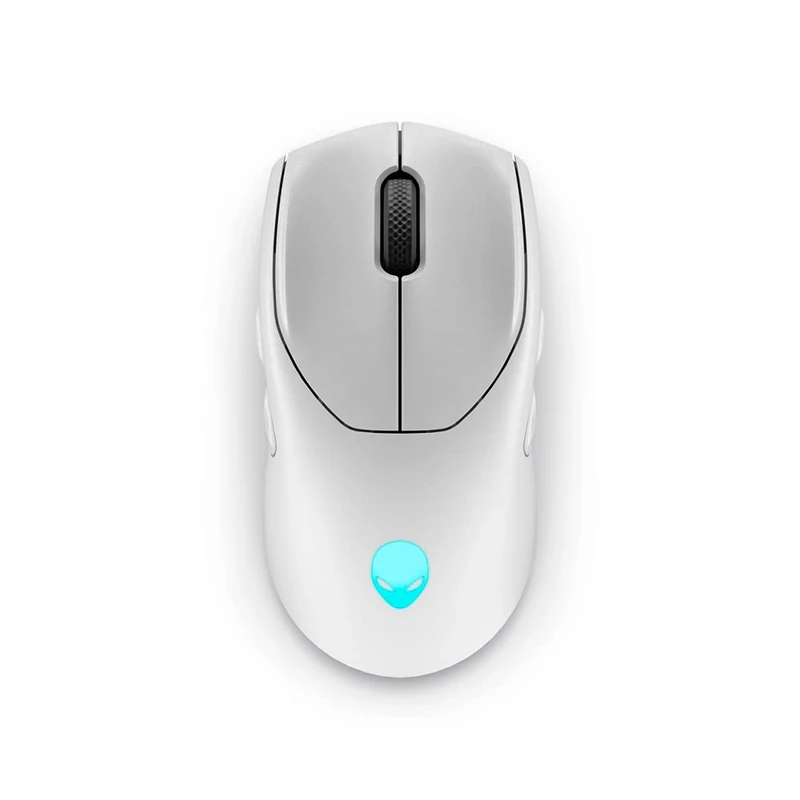 Alienware Tri-Mode AW720M Wireless Gaming Mouse, Optical Sensor, 8 Configurable Buttons, Fast-Charging, White