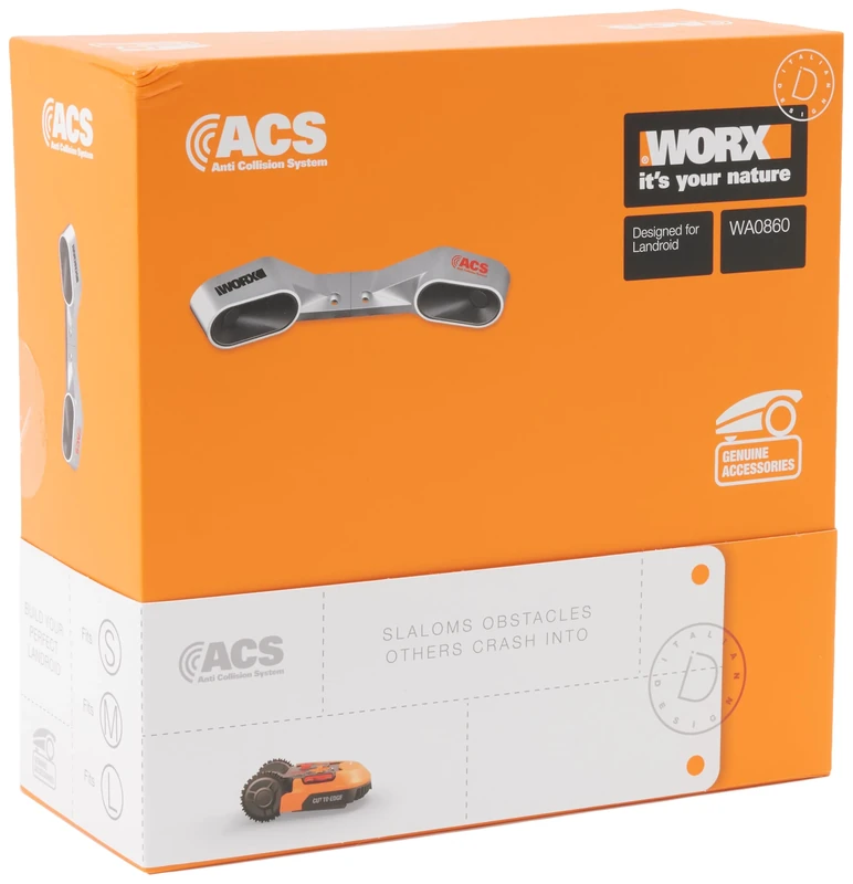 WORX WA0860 Landroid Module Collision Sensor ACS - Obstacle Avoidance - Compatible with All Landroid Models from 2019 (Not for Landroid Vision) - Colour Silver - Image 1