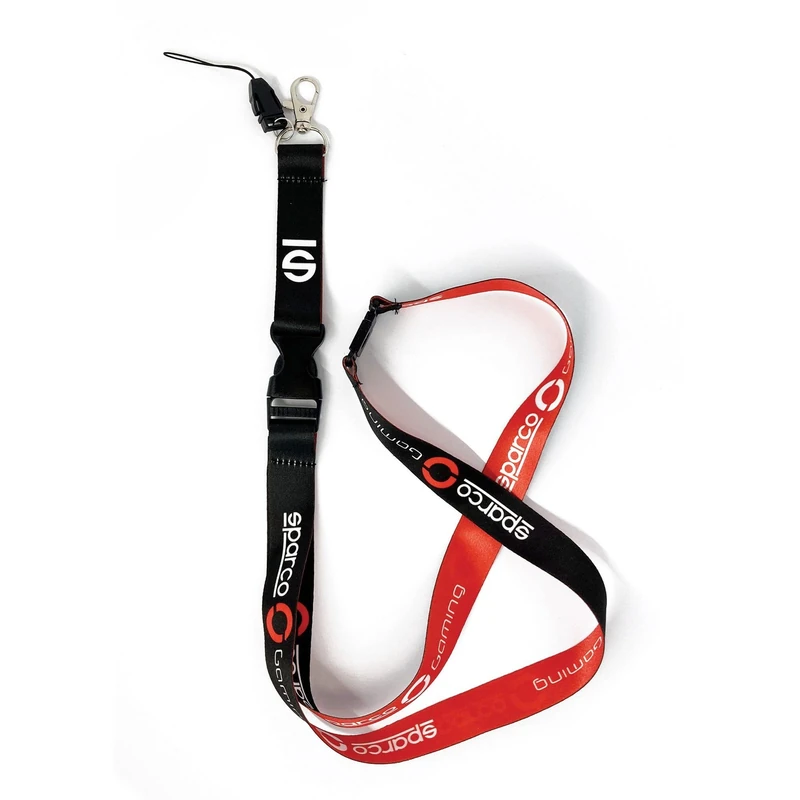 Sparco Kit 10 LANYARD GAMING BLACK/RED