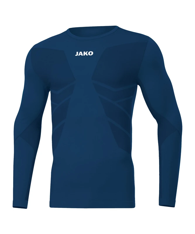 JAKO Unisex Children's Long-Sleeved Shirt Comfort Recycled Athletic Navy