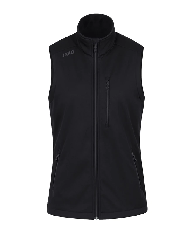JAKO Women's Premium Softshell Vest Jackets, Black, 40