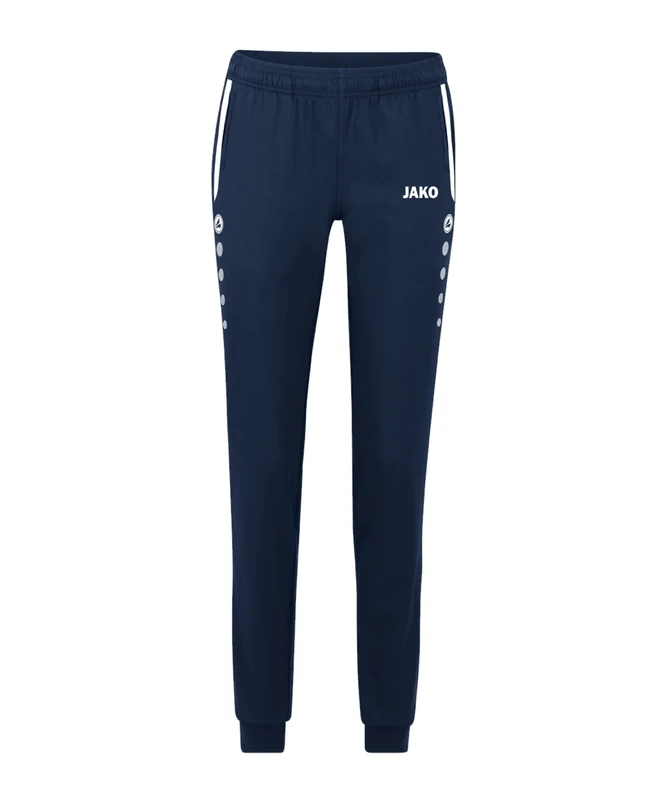 JAKO Women's All-Round Presentation Trousers Leisure and Jogging Bottoms Long, Navy, 36 (EU)