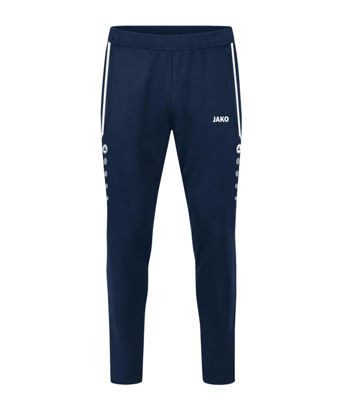 JAKO Men's All-Round Training Trousers Tracksuit Bottoms Long, Navy, XXX-Large