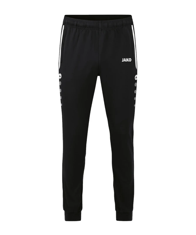 JAKO Men's All-Round Presentation Trousers Leisure and Jogging Bottoms Long, Black, M