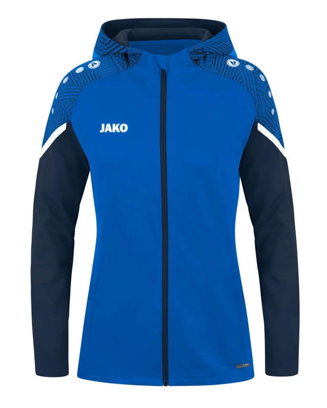 JAKO Women's Performance Hooded Jacket, Royal/Navy, 36 (EU)