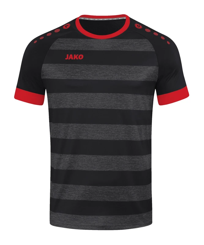 JAKO Men's Celtic Melange Ka Jersey Football, Black/Sports red, S