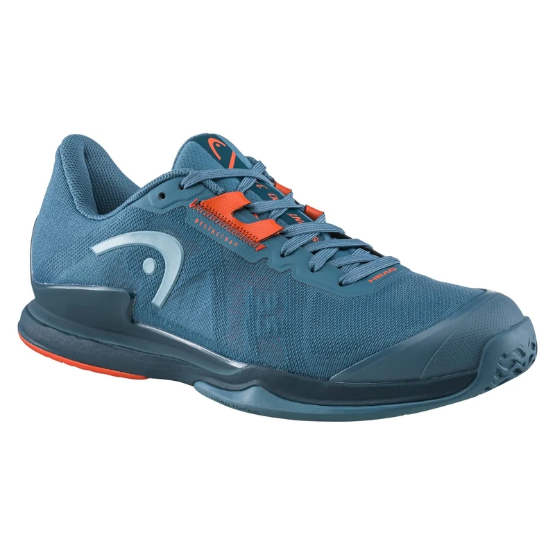 HEAD Men's Sprint Pro 3.5 Bsor Tennis Shoe, Blue/Orange, 6 UK