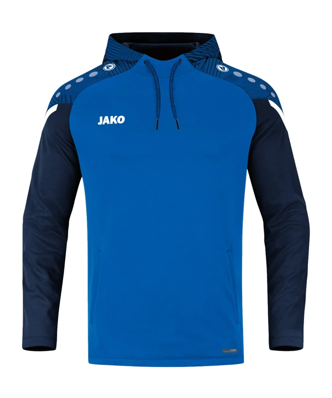 JAKO Men's Performance Hooded Sweatshirt, Royal/Navy, XL