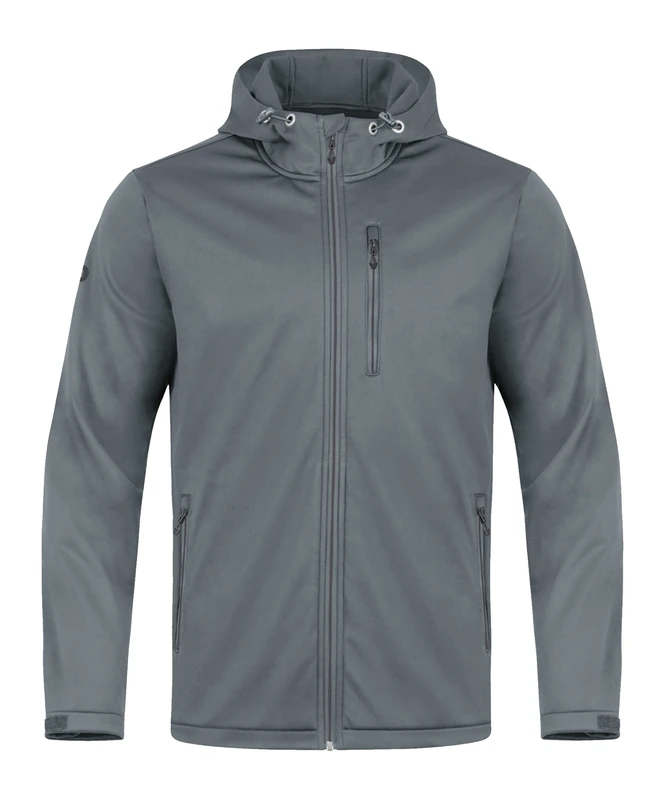 JAKO Men's Premium Softshell Jacket, Stone Grey, 5XL