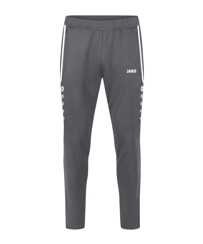 JAKO Unisex Kid's All-Round Tracksuit Bottoms Long, Anthracite Light, 152 (EU)