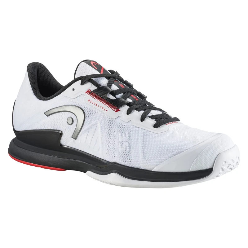 HEAD Men's Sprint Pro 3.5 Whbk Tennis Shoe, White Black, 48.5 EU