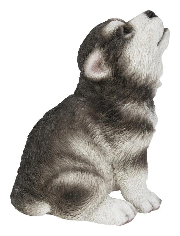 Hi-Line Gift Ltd. Alaskan Malamute Puppy Howling
