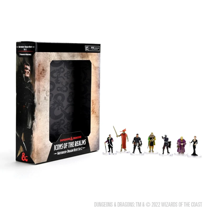 WizKids Dungeons and Dragons Icons of the Realms, Waterdeep, Dragon Heist Box Set 2