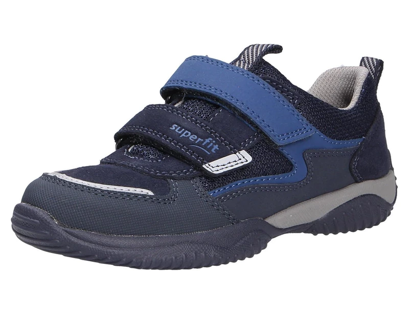 Superfit Men's Storm Trainers, Blue Light Grey 8010, 9.5 UK Child