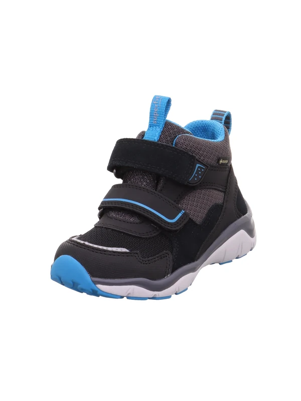Superfit Sport5 Lightly Lined Gore-Tex huisschoenen, Black, Light Blue, 0020, 9.5 UK Child