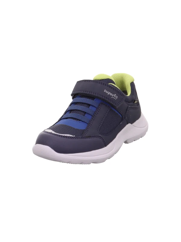 Superfit Boys Rush Gore-Tex Sneaker, Blau/HELLGRÜN 8000