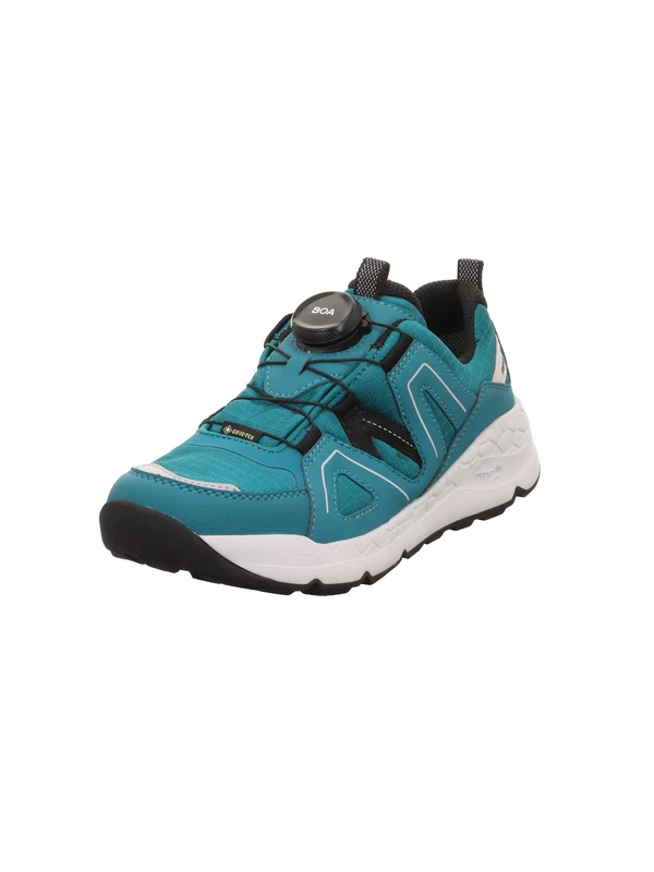 Superfit Boys Free Ride Trainers, Green Black 7000, 42 EU