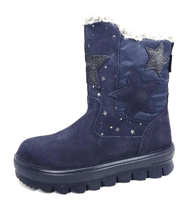Superfit Girl's FLAVIA warm gefütterte Gore-Tex Stiefel, BLAU 8000