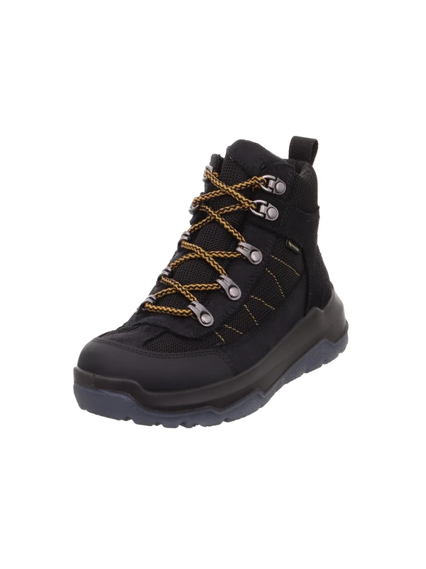 Superfit Space Lightly Lined Gore-Tex Snow Boot, Black/Yellow 0000, 8 UK