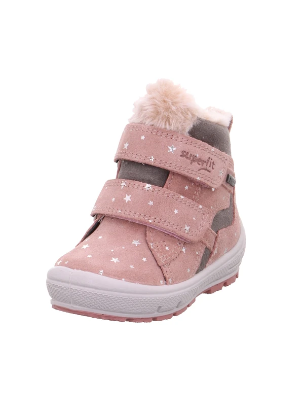 Superfit Girls Groovy Snow Boots, Pink Grey 5500, 5 UK Child