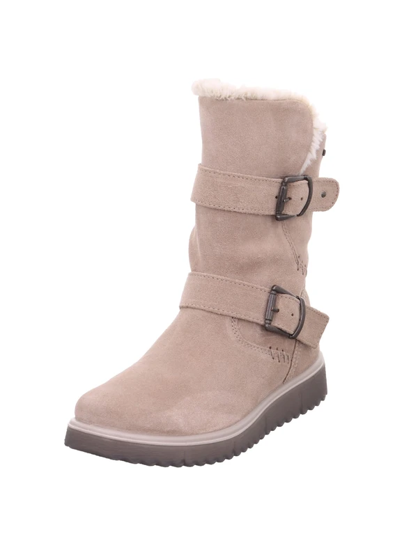 Superfit LORA Snow Boots, Brown 3000, 36 EU Narrow, Beige 4010, 1 UK