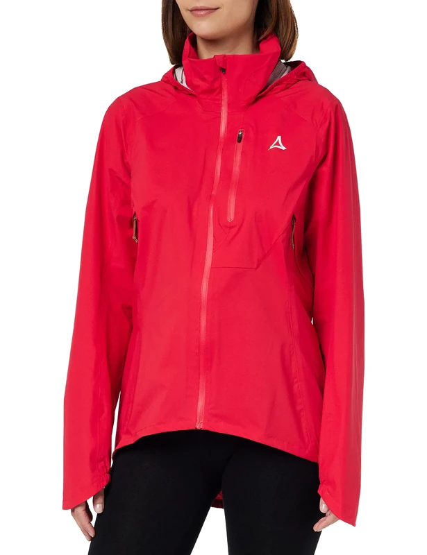Schöffel Bohusleden L Women's 2.5L Jacket, Breathable, Lightweight Rain Jacket, Waterproof Cycling Jacket with 20,000 mm Hydrostatic Head, Lollipop, 34