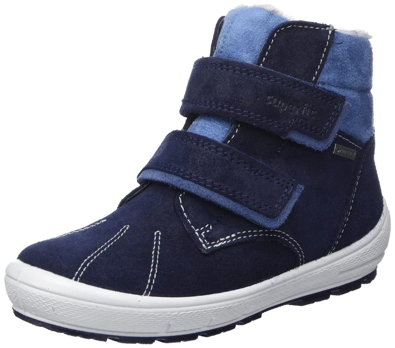 Superfit Boys' Groovy Snow Boots, Blue 8000 00, 2.5 UK Child