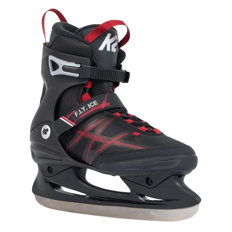 K2 F.I.T. ICE 25G0410.1.1.070 Men's Ice Skates Black/Red